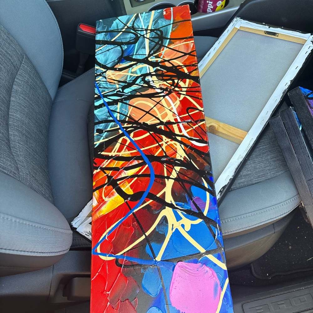 Abstract Colorful Canvas Art